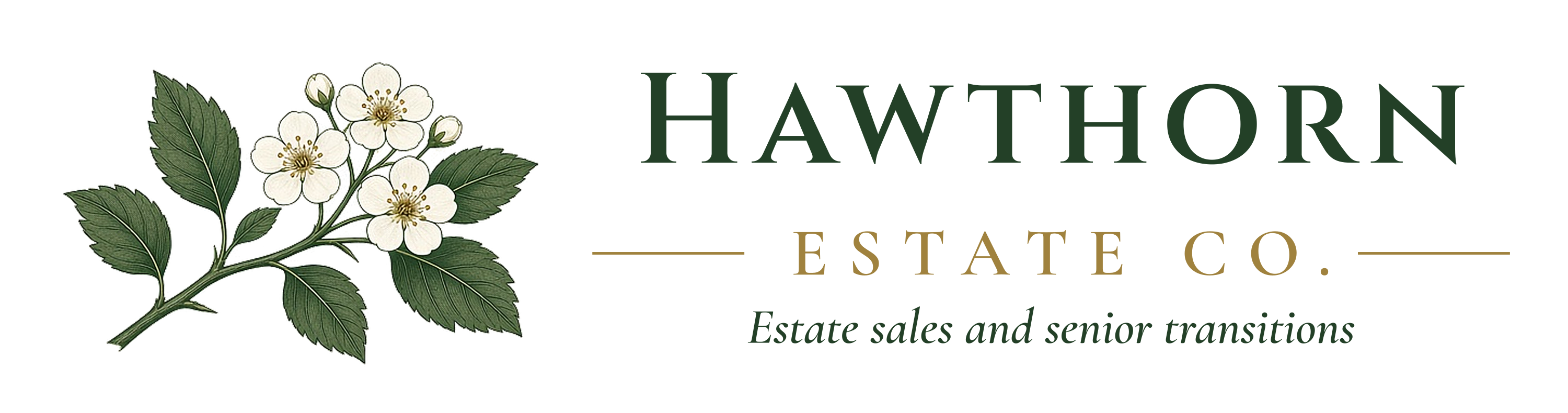 Hawthorn Estate Co. logo